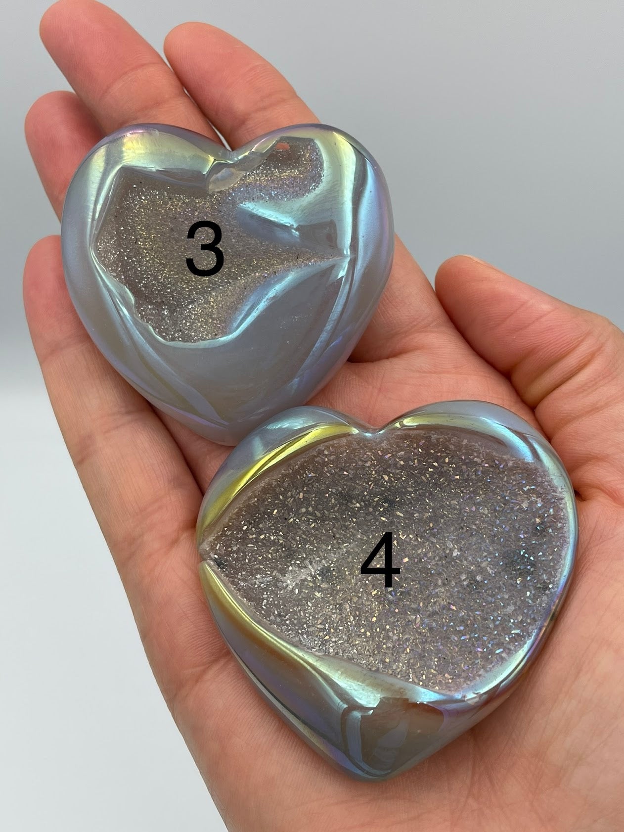 Druzy Crystal Heart
