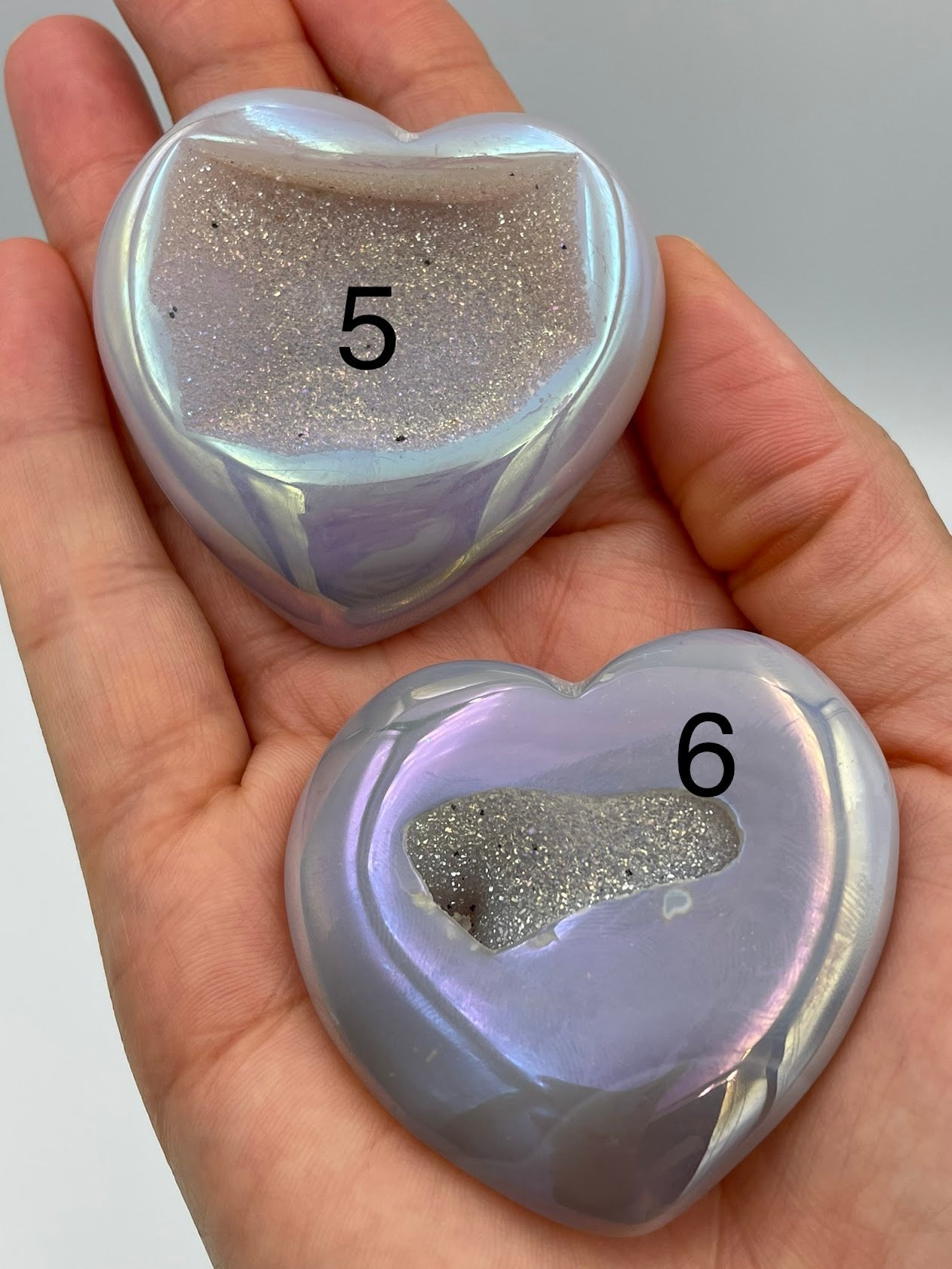 Druzy Crystal Heart