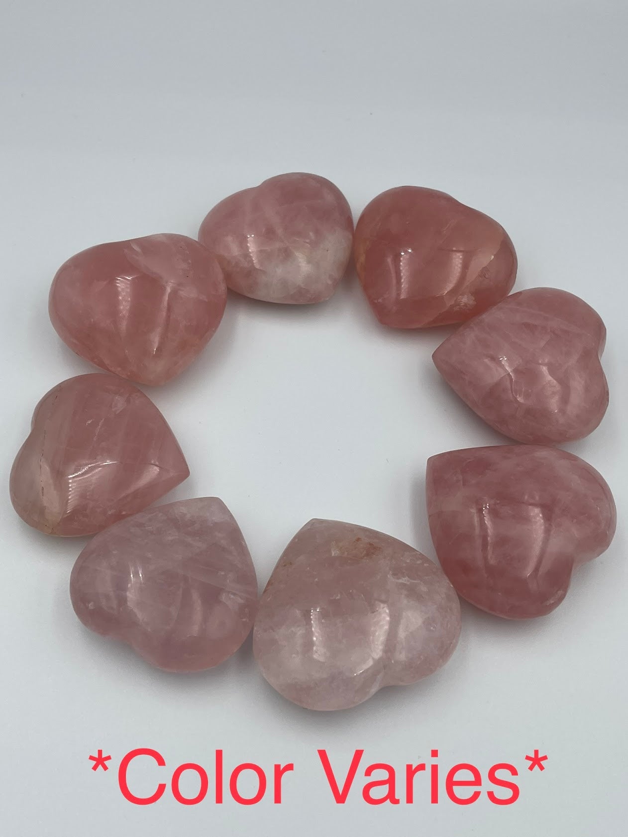 Rose Quartz Hearts