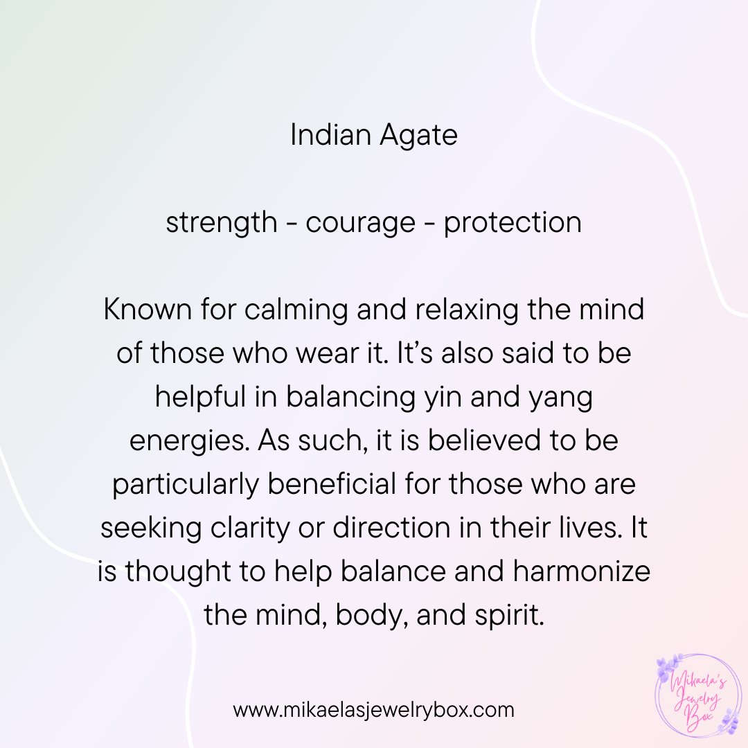 Indian Agate & Sage Set