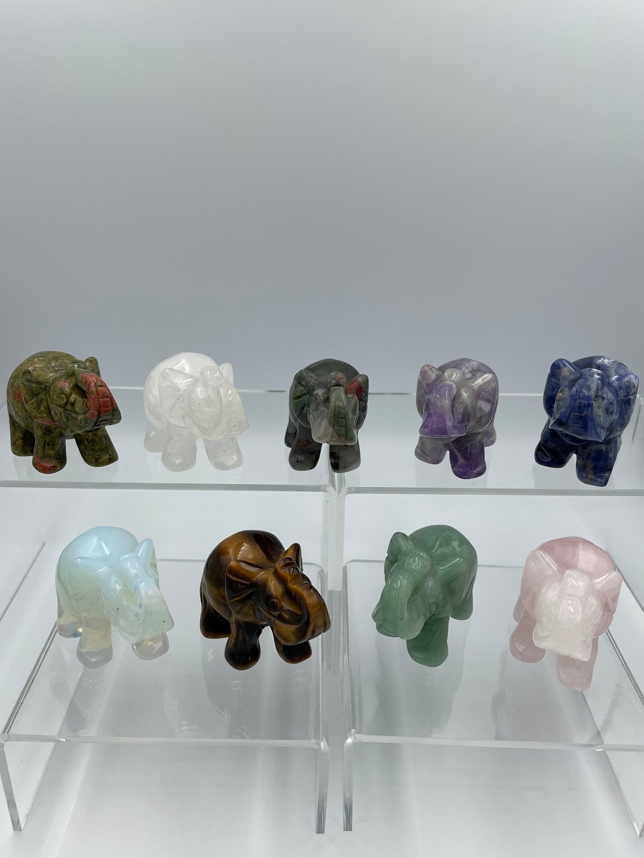 Crystal Elephants